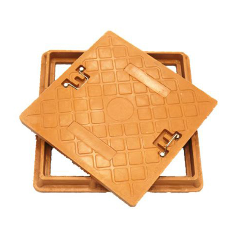 غطاء فتحة الصرف الصحي المربع المصنوع من الراتنج A15-D40